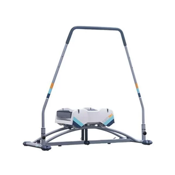 Aeroski 2.0 Ski Fitness Workout Machine with Recoil Spring Resistance, Gray